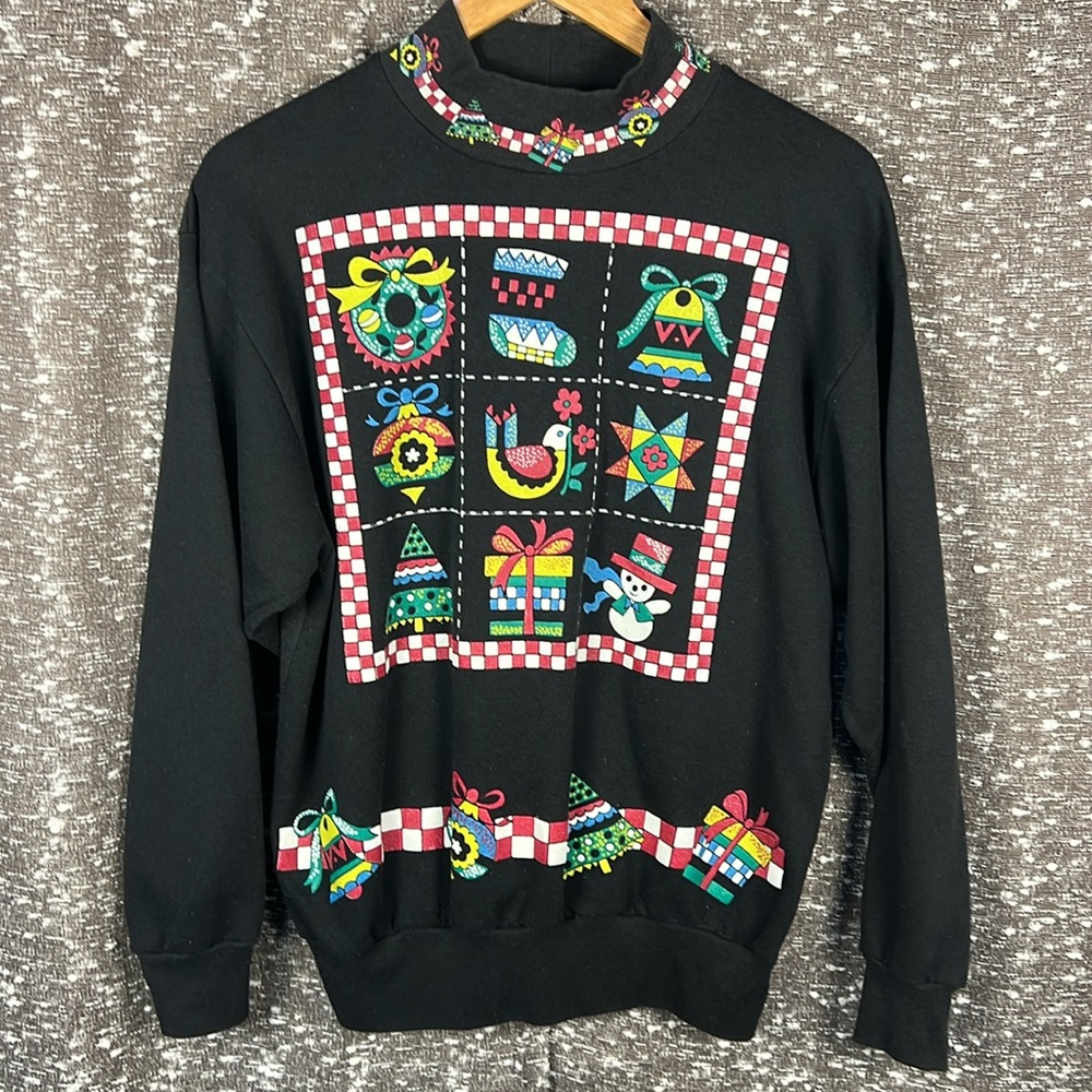Vintage‎ Jane Colby Ugly Christmas Sweater Crewneck Long Sleeve Size Large